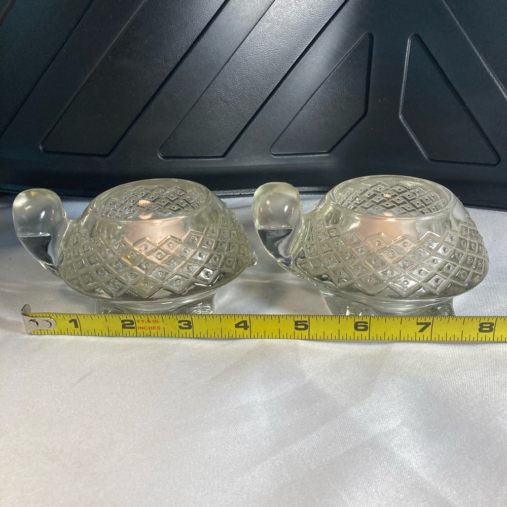 Vintage Avon turtle tea light holder s